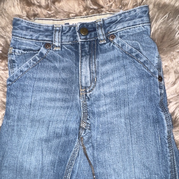 VTG 2009 GAP Carpenter Jeans For Toddler Girls 4 Years, Cargo Pockets - Picture 3 of 9